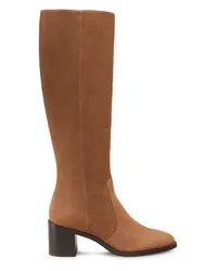 Stuart Weitzman Esme Zip Boot - Donna Stivali E Stivaletti Khaki/dark Brown Khaki