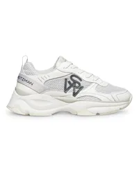 Stuart Weitzman Sw Trainer - Donna Sneakers Grey White Grey