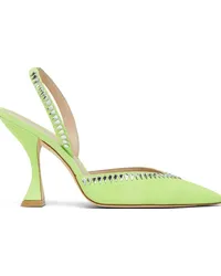 Stuart Weitzman Gemcut Xcurve 100 Slingback Pump - Donna  Giallo Fluo Giallo