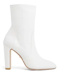 Stuart Weitzman Vida 100 Zip Bootie - Donna  Crema Crema