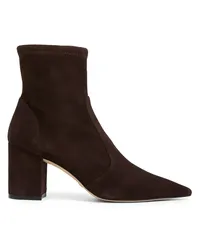 Stuart Weitzman Stuart 75 Block Stretch Bootie - Donna Stivali E Stivaletti Ebony Ebony