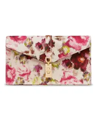 Stuart Weitzman Milan Loveletter Clutch - Donna  Pink Multi Pink