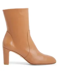 Stuart Weitzman Vida 75 Zip Bootie - Donna  Marrone Chiaro Marrone