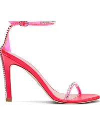 Stuart Weitzman Nudistglam 100 Sandal - Donna  Rosa Fluo Rosa