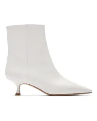 Stuart Weitzman Naomi 50 Zip Bootie - Donna Stivali E Stivaletti Cream Cream