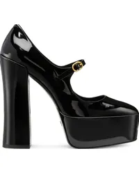 Stuart Weitzman Skyhigh 145 Mary Jane Platform Pump  - Donna  Nero Nero