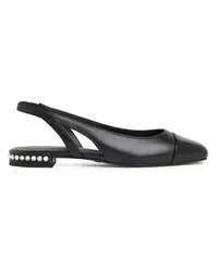 Stuart Weitzman Crystal Slingback - Donna Mocassini E Scarpe Basse Black Black