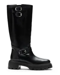 Stuart Weitzman Emerson Moto Boot - Donna Stivali E Stivaletti Black Black