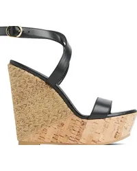 Stuart Weitzman 5050 Wedge Sandal - Donna  Nero Nero