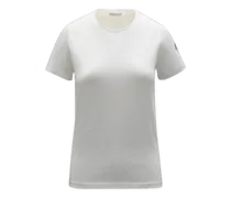 T-Shirt in jersey di cotone, Bianco, Taglia: XL