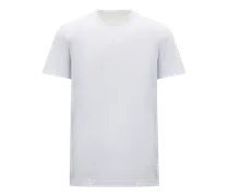 T-shirt logata, Uomo, Bianco, Taglia: M
