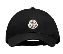 Cappello da baseball con logo, Uomo, Nero, Taglia