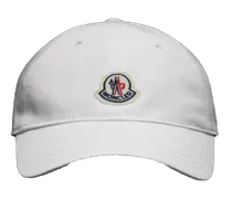 Cappello da baseball con logo, Uomo, Bianco, Taglia