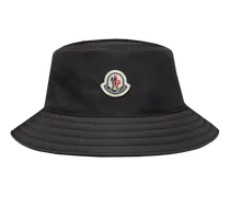Cappello bucket con logo, Uomo, Nero, Taglia