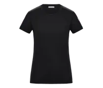 T-Shirt in jersey di cotone, Nero, Taglia: S