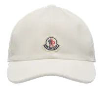 Cappello da baseball in velluto, Donna, Bianco, Taglia