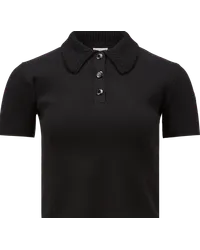 Moncler Polo in lana, Donna, Nero, Taglia Nero