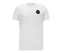 T-shirt logata, Uomo, Bianco, Taglia: S