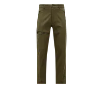 Pantaloni in cotone, Uomo, Verde, Taglia: 50