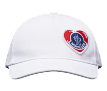 Cappello da baseball con stampa Moncoeur, Uomo, Bianco, Taglia