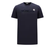 T-shirt con logo, Uomo, Blu, Taglia: M
