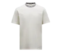 T-shirt logata, Uomo, Bianco, Taglia: XXL