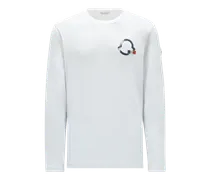 T-shirt con profilo del logo, Uomo, Bianco, Taglia: L