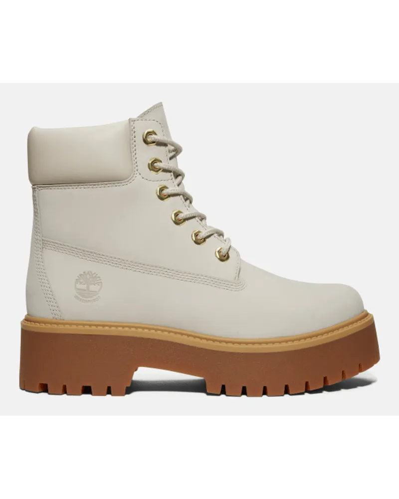 Timberland Stivale Timberland Heritage Stone Street 6 Inch da Donna in bianco, Donna, bianco, Taglia: 38.5 