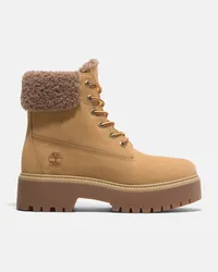 Timberland Stivale Impermeabile Foderato Stone Street Mid da Donna in giallo, Donna, giallo, Taglia: 37.5 