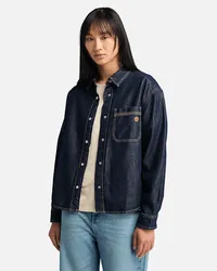 Timberland Camicia in Denim Refibra Essential da Donna in blu scuro, Donna, blu, Taglia: XS 