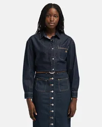 Timberland Camicia in Denim Refibra Essential da Donna in blu scuro, Donna, blu, Taglia: XS 