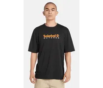 Timberland T-shirt con Grafica Outdoor e Protezione UV da Uomo in colore nero, Uomo, colore nero, Taglia Colore