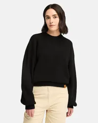 Timberland Maglione Girocollo in Misto Lana da Donna in colore nero, Donna, colore nero, Taglia: XXL 