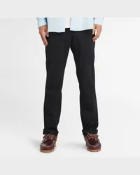 Timberland Pantaloni Chino in Twill Elasticizzato da Uomo in colore nero, Uomo, colore nero, Taglia Colore