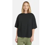 T-shirt Oversize Da Donna In Colore Nero Colore Nero