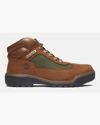 Timberland Stivale Stringato Impermeabile Field Boot Mid da Uomo in marrone, Uomo, marrone, Taglia Marrone