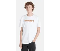 Timberland T-shirt Wind, Water, Earth and Sky da Uomo in bianco, Uomo, bianco, Taglia Bianco