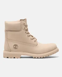 Timberland Stivale Stringato Impermeabile Timberland Premium 6-Inch da Donna in beige, Donna, beige, Taglia: 39 