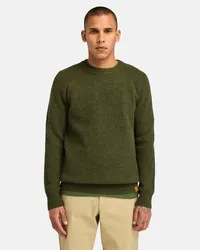 Timberland Maglione con Maniche Raglan Phillips Brook da Uomo in verde, Uomo, verde, Taglia Verde