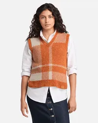 Timberland Gilet in Misto Lana da Donna in arancione, Donna, arancione, Taglia: XS 