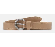 Cintura con Fibbia Ovale 25 mm/1" da Donna in marrone chiaro, Donna, marrone, Taglia