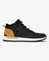 Timberland Sneaker Stringata Sprint Trekker Mid da Uomo in colore nero e giallo, Uomo, colore nero, Taglia Colore