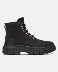 Timberland Stivale Stringato Field Mid da Donna in colore nero, Donna, colore nero, Taglia: 37.5 