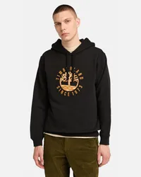 Timberland Felpa con Cappuccio e Grafica Holiday da Uomo in colore nero, Uomo, colore nero, Taglia Colore