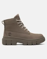 Timberland Stivale Stringato Field Mid da Donna in beige scuro, Donna, marrone, Taglia: 38.5 