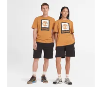 T-shirt Logo Stack All Gender in giallo/colore nero, giallo, Taglia: XL
