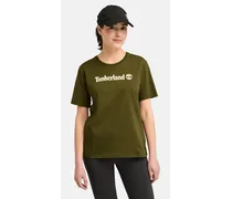 T-shirt a Maniche Corte Northwood da Donna in verde oliva scuro, Donna, verde, Taglia: XL