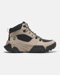 Timberland Scarpa Hiker Stringata Impermeabile Motion Scramble Mid da Uomo in beige e colore nero, Uomo, beige, Taglia Beige