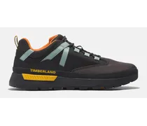 Sneaker Bassa Stringata Euro Trekker da Uomo in colore nero/giallo, Uomo, colore nero, Taglia