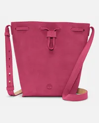 Timberland Borsa a Secchiello in Pelle Tuckerman da Donna in rosso scuro, Donna, rosso Rosso